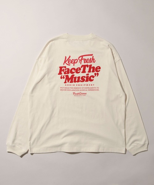 WEGO(ウィゴー)の「WEGO/フロッキーロゴBIG T(Tシャツ/カットソー・メンズ・アイボリー/ホワイト/グリーン・LARGE/MEDIUM)」の11枚目の写真