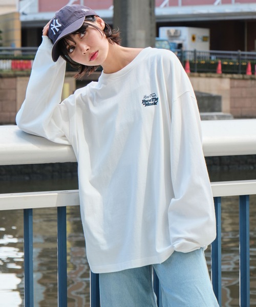 WEGO(ウィゴー)の「WEGO/フロッキーロゴBIG T(Tシャツ/カットソー・メンズ・アイボリー/ホワイト/グリーン・LARGE/MEDIUM)」の17枚目の写真