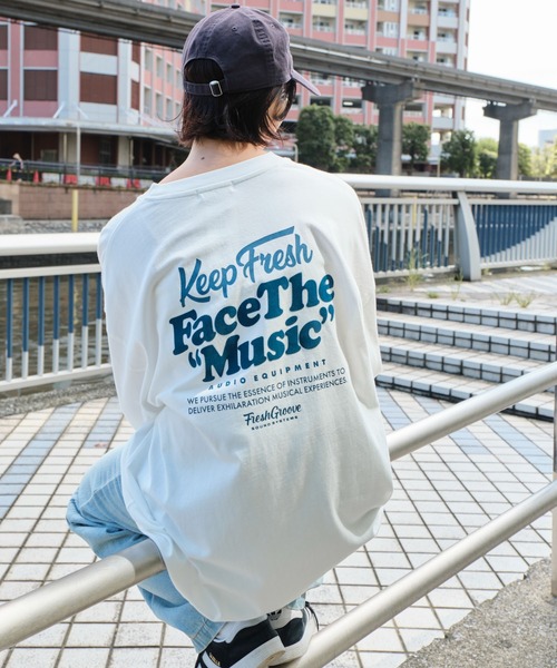 WEGO(ウィゴー)の「WEGO/フロッキーロゴBIG T(Tシャツ/カットソー・メンズ・アイボリー/ホワイト/グリーン・LARGE/MEDIUM)」の18枚目の写真