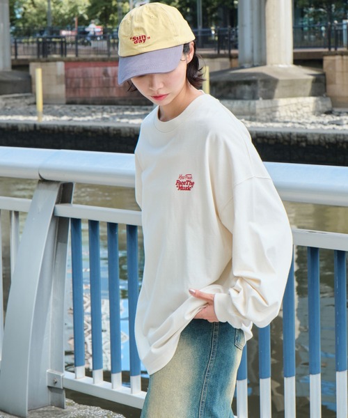 WEGO(ウィゴー)の「WEGO/フロッキーロゴBIG T(Tシャツ/カットソー・メンズ・アイボリー/ホワイト/グリーン・LARGE/MEDIUM)」の22枚目の写真