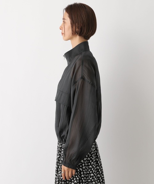 LEPSIM（レプシィム）の「シアーZIPブルゾン　141837（ブルゾン・レディース・ブラック/ベージュ・FREE）」の16枚目の写真