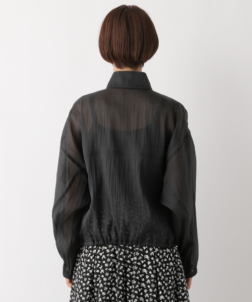 LEPSIM（レプシィム）の「シアーZIPブルゾン　141837（ブルゾン・レディース・ブラック/ベージュ・FREE）」の17枚目の写真