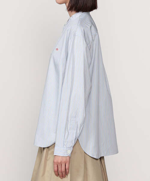 DANTON | コットン バンドカラーシャツ WOMEN(シャツ/ブラウス)|DANTON(ダントン) DANTON | コットン バンドカラーシャツ WOMEN(シャツ/ブラウス)|DANTON(ダントン)