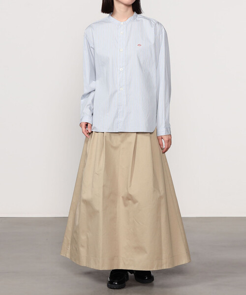 DANTON | コットン バンドカラーシャツ WOMEN(シャツ/ブラウス)|DANTON(ダントン) DANTON | コットン バンドカラーシャツ WOMEN(シャツ/ブラウス)|DANTON(ダントン)