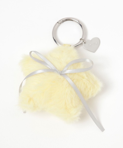 tiny tiny（ティニーティニー）の「ファーモチーフチャーム[tiny tiny(ティニーティニー)]（チャーム・レディース・ホワイト/ピンク/ブルー/イエロー・0）」の12枚目の写真