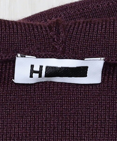 H　BEAUTY&YOUTH UNITED ARROWS（エイチビューティーアンドユースユナイテッドアローズ）の「＜H＞ウールスムース ジップパーカー（パーカー・レディース・ブラック/ワインレッド・FREE）」の14枚目の写真