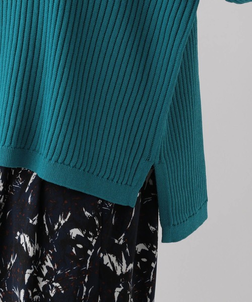 Elura（エルーラ）の「編地変化プルオーバー/133620（ニット/セーター・レディース・ブルー系その他4/ブラック・FREE）」の12枚目の写真