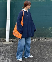 CORNERS by KR | 【CORNERS by KR】ローゲージヘンリーネックニット(ニット/セーター)