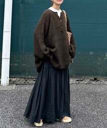 CORNERS by KR | 【CORNERS by KR】ローゲージヘンリーネックニット(ニット/セーター)