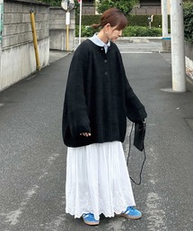 CORNERS by KR | 【CORNERS by KR】ローゲージヘンリーネックニット(ニット/セーター)