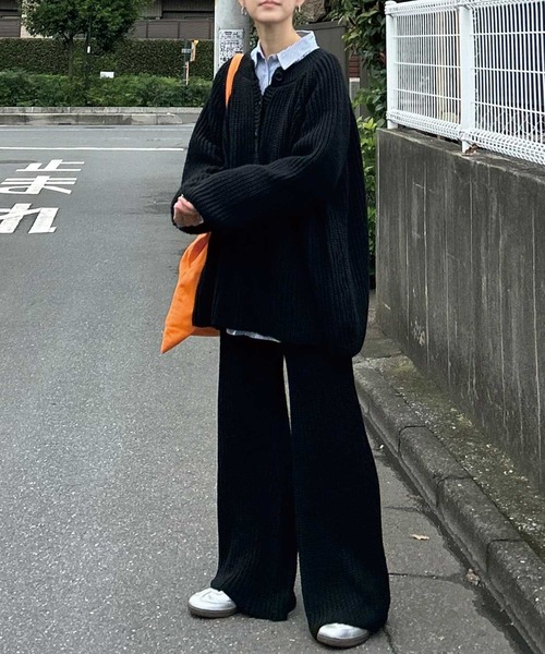 【CORNERS by KR】ローゲージヘンリーネックニット【セットアップ可能】(ニット/セーター)|CORNERS by KR(コーナーズバイケーアール) 【CORNERS by KR】ローゲージヘンリーネックニット【セットアップ可能】(ニット/セーター)|CORNERS by KR(コーナーズバイケーアール)