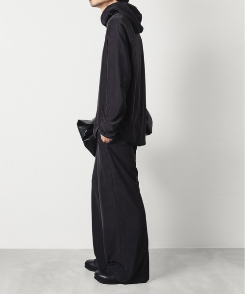 ATTACHMENT(アタッチメント)の「CO/PE ハイゲージパイル ワイドラウンジトラウザーズ / CO/PE HIGH GAUGE PILE WIDE LOUNGE TROUSERS(その他パンツ・メンズ・ライトベージュ/ブラック・2/1/3)」の20枚目の写真