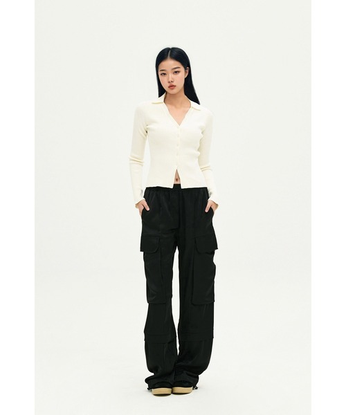 ALLSAINTS（オールセインツ）の「CRUZ RIBBED KNITTED WAISTCOAT | CRUZ リブ ニット ウエストコート（カーディガン/ボレロ・レディース・ホワイト・S/L/M/XS）」の6枚目の写真