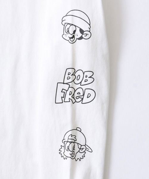 【セール】「2点セット」NEWJACK（ニュージャック）イラストグラフィックバックプリント 半袖Ｔシャツ×長袖ロンT メンズ レディース ユニセックス（Tシャツ/カットソー）｜NEW JACK（ニュージャック）