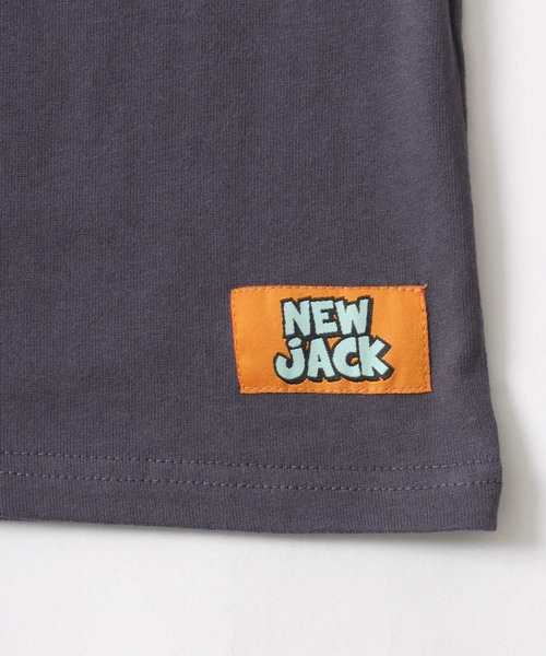 【セール】「2点セット」NEWJACK（ニュージャック）イラストグラフィックバックプリント 半袖Ｔシャツ×長袖ロンT メンズ レディース ユニセックス（Tシャツ/カットソー）｜NEW JACK（ニュージャック）