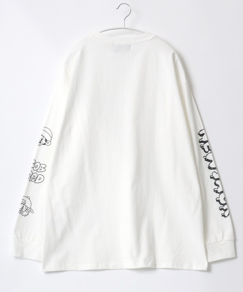 【セール】「2点セット」NEWJACK（ニュージャック）イラストグラフィックバックプリント 半袖Ｔシャツ×長袖ロンT メンズ レディース ユニセックス（Tシャツ/カットソー）｜NEW JACK（ニュージャック）