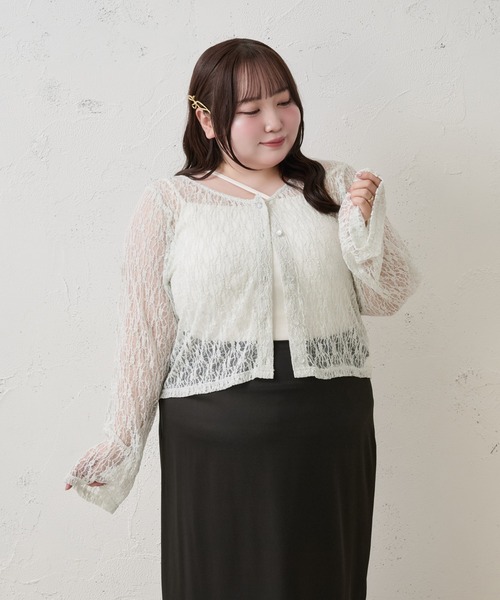 Louiosy(ルオシー)の「【Louiosy】【大きいサイズ】アシメストラップカップ付きキャミソールインナー(キャミソール・レディース・ブラック/オフホワイト・4L/3L/X-LARGE)」の20枚目の写真