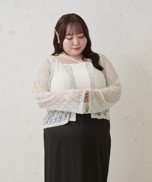 Louiosy(ルオシー)の「【Louiosy】【大きいサイズ】アシメストラップカップ付きキャミソールインナー(キャミソール・レディース・ブラック/オフホワイト・4L/3L/X-LARGE)」の21枚目の写真