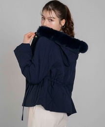 美品】Noela リバーシブルガウンコート