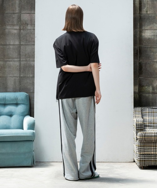 Glanss（グランス）の「glanss logo pocket t-shirts / ロゴポケTシャツ 裾ドローコード付【ユニセックス】（Tシャツ/カットソー・メンズ・ホワイト/ブラック/ブルー・1/2）」の13枚目の写真
