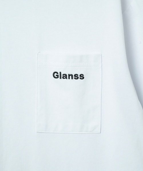 Glanss（グランス）の「glanss logo pocket t-shirts / ロゴポケTシャツ 裾ドローコード付【ユニセックス】（Tシャツ/カットソー・メンズ・ホワイト/ブラック/ブルー・1/2）」の21枚目の写真