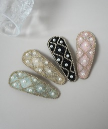 SORUTT / ソルト 】 クリスタル パールラインストーン ヘアピン