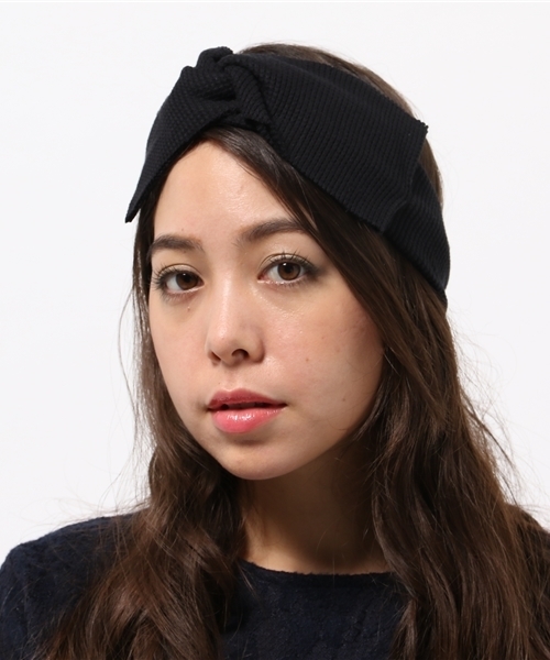 Discoat Parisien（ディスコートパリシアン）の「リボンターバン（その他ヘアアクセサリー・レディース・ネイビー/ブラック/グリーン・ﾌﾘ-）」の2枚目の写真