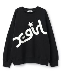 X-girl Stages | ビッグミルズロゴトレーナー(スウェット)