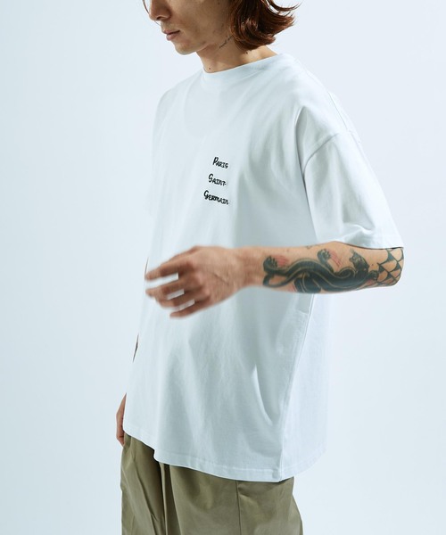 PARIS SAINT-GERMAIN(パリサンジェルマン)の「【Paris Saint-Germain / パリ・サン=ジェルマン】JP Ryu Germain embroidery TEE(Tシャツ/カットソー・メンズ・ブラック/ネイビー/ホワイト・MEDIUM/LARGE/X-LARGE)」の10枚目の写真