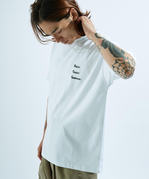 PARIS SAINT-GERMAIN(パリサンジェルマン)の「【Paris Saint-Germain / パリ・サン=ジェルマン】JP Ryu Germain embroidery TEE(Tシャツ/カットソー・メンズ・ブラック/ネイビー/ホワイト・MEDIUM/LARGE/X-LARGE)」の11枚目の写真