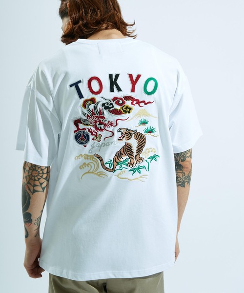 PARIS SAINT-GERMAIN(パリサンジェルマン)の「【Paris Saint-Germain / パリ・サン=ジェルマン】JP Ryu Germain embroidery TEE(Tシャツ/カットソー・メンズ・ブラック/ネイビー/ホワイト・MEDIUM/LARGE/X-LARGE)」の13枚目の写真