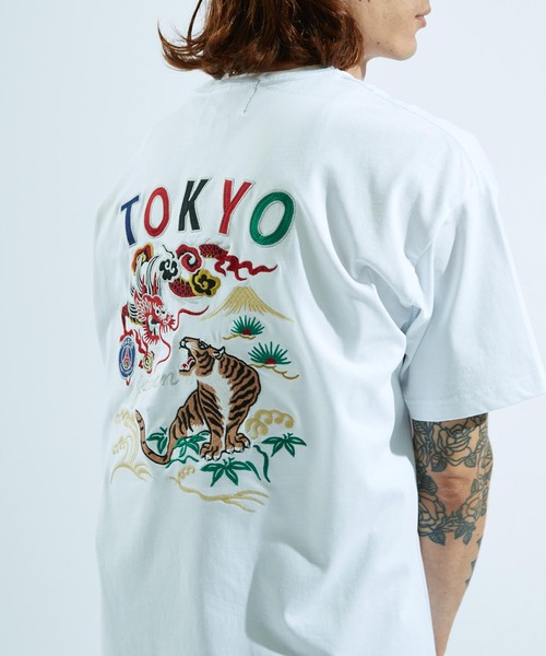PARIS SAINT-GERMAIN(パリサンジェルマン)の「【Paris Saint-Germain / パリ・サン=ジェルマン】JP Ryu Germain embroidery TEE(Tシャツ/カットソー・メンズ・ブラック/ネイビー/ホワイト・MEDIUM/LARGE/X-LARGE)」の14枚目の写真