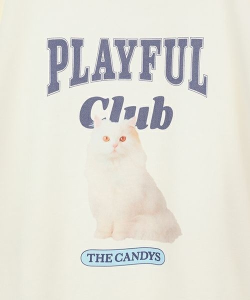 Candy Stripper(キャンディストリッパー)の「PLAYFUL CLUB スウェット(スウェット・レディース・ヘザーグレー/オフホワイト/ネイビー/レッド・2)」の9枚目の写真