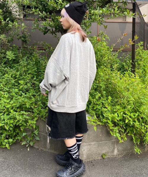 Candy Stripper(キャンディストリッパー)の「PLAYFUL CLUB スウェット(スウェット・レディース・ヘザーグレー/オフホワイト/ネイビー/レッド・2)」の19枚目の写真