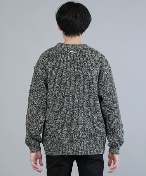 jiggys shop(ジギーズショップ)の「畦編みクルーネックトリコロール洗えるニットセーター(ニット/セーター・メンズ・グレー/ブラウン/ブラック・X-LARGE/LARGE/MEDIUM)」の11枚目の写真