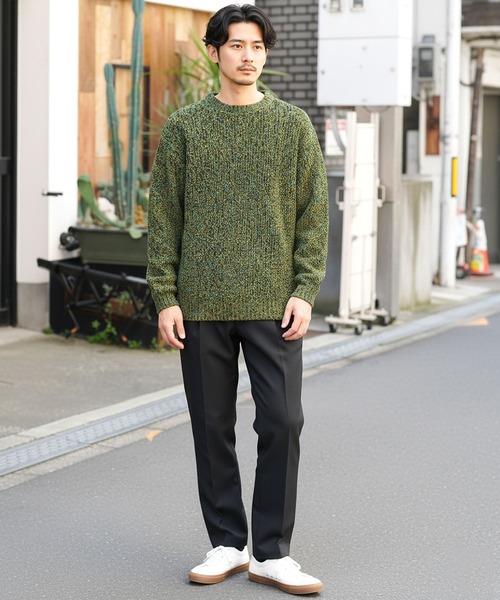 jiggys shop(ジギーズショップ)の「畦編みクルーネックトリコロール洗えるニットセーター(ニット/セーター・メンズ・グレー/ブラウン/ブラック・X-LARGE/LARGE/MEDIUM)」の17枚目の写真