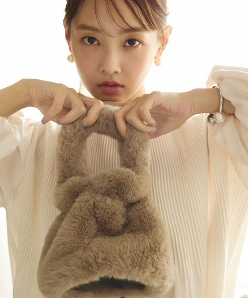 fifth(フィフス)の「前後2wayプリーツブラウス(ワンピース・レディース・アイボリー/ブラック/ボルドー/ライトグリーン/ピンク・M)」の9枚目の写真