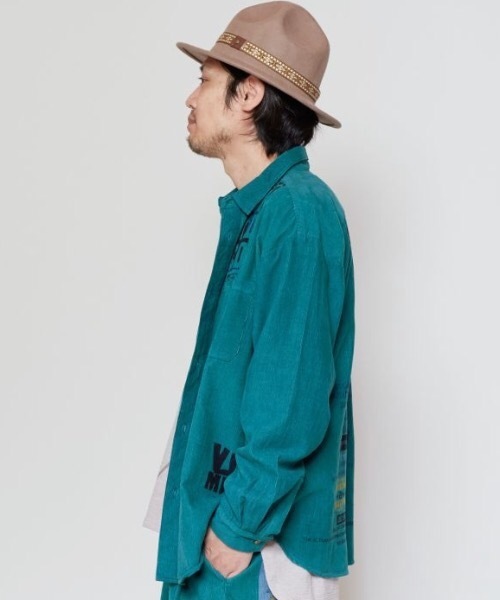 チャイハネ(チャイハネ)の「【チャイハネ】ソルッポMEN'Sシャツ(シャツ/ブラウス・メンズ・ブラック/ターコイズブルー/ホワイト・FREE)」の6枚目の写真