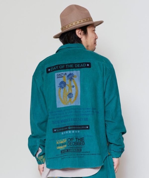 チャイハネ(チャイハネ)の「【チャイハネ】ソルッポMEN'Sシャツ(シャツ/ブラウス・メンズ・ブラック/ターコイズブルー/ホワイト・FREE)」の7枚目の写真