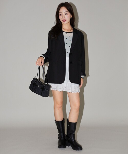 PUBLUX（パブリュクス）の「PUBLUX/パブリュクス エンジニア リング デザイン ブーツ　限定展開（ブーツ・レディース・ブラック/ダークブラウン・38/39/36/37）」の13枚目の写真