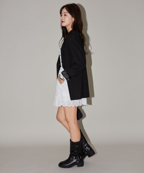 PUBLUX（パブリュクス）の「PUBLUX/パブリュクス エンジニア リング デザイン ブーツ　限定展開（ブーツ・レディース・ブラック/ダークブラウン・38/39/36/37）」の14枚目の写真