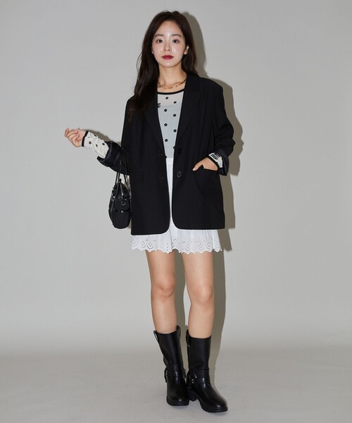 PUBLUX（パブリュクス）の「PUBLUX/パブリュクス エンジニア リング デザイン ブーツ　限定展開（ブーツ・レディース・ブラック/ダークブラウン・38/39/36/37）」の15枚目の写真