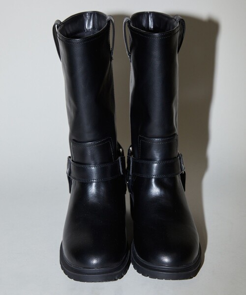 PUBLUX（パブリュクス）の「PUBLUX/パブリュクス エンジニア リング デザイン ブーツ　限定展開（ブーツ・レディース・ブラック/ダークブラウン・38/39/36/37）」の16枚目の写真