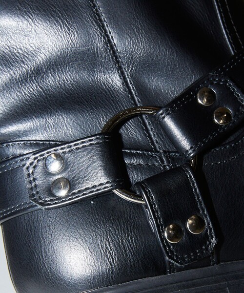 PUBLUX（パブリュクス）の「PUBLUX/パブリュクス エンジニア リング デザイン ブーツ　限定展開（ブーツ・レディース・ブラック/ダークブラウン・38/39/36/37）」の19枚目の写真