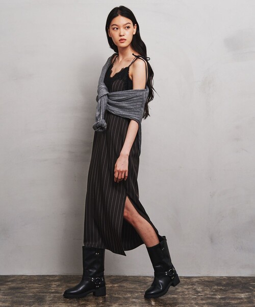 PUBLUX（パブリュクス）の「PUBLUX/パブリュクス エンジニア リング デザイン ブーツ　限定展開（ブーツ・レディース・ブラック/ダークブラウン・38/39/36/37）」の22枚目の写真