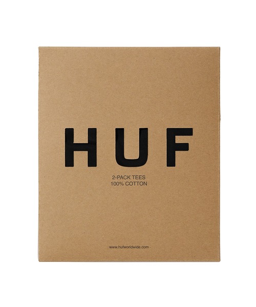 【HUF】★男女兼用・2パック★グラフィックティー HUF SET 2 PACK TEES / HUF ハフ Tシャツ 半袖 Tシャツ 2枚