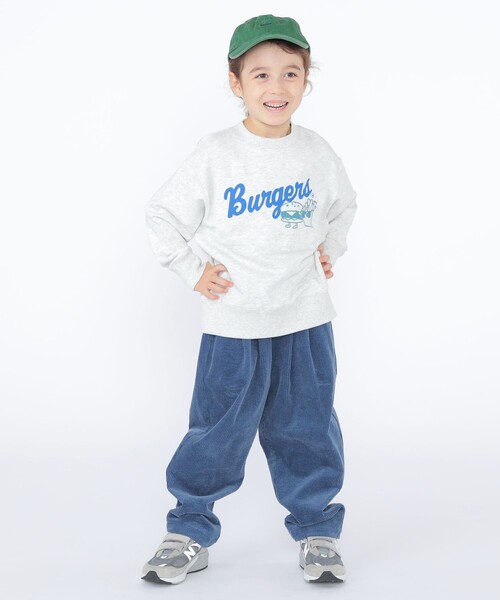 SHIPS(シップス)の「SHIPS KIDS:100~130cm / コーデュロイ タック パンツ(その他パンツ・キッズ・ブルー系その他・100/110/120/130)」の4枚目の写真