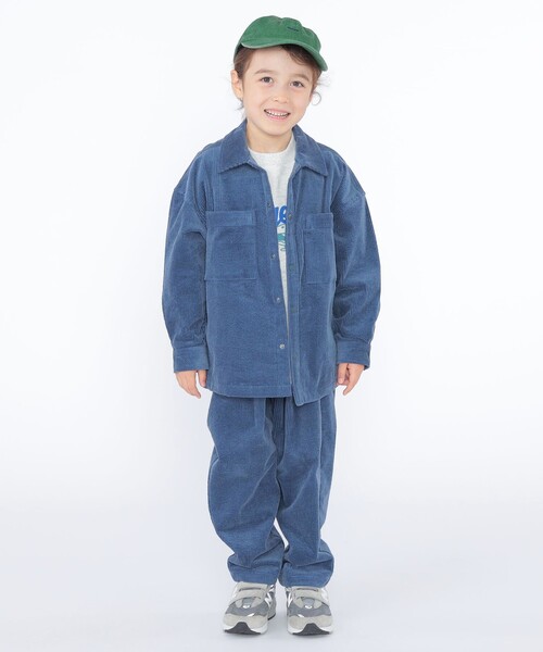 SHIPS(シップス)の「SHIPS KIDS:100~130cm / コーデュロイ タック パンツ(その他パンツ・キッズ・ブルー系その他・100/110/120/130)」の7枚目の写真