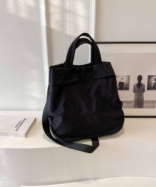 Per sist ence（パーシエンス）の「2WAYナイロントートバッグ（トートバッグ・レディース・オフホワイト/ブルー/ブラック/カーキ/レッド/イエロー/オレンジ・FREE）」の20枚目の写真