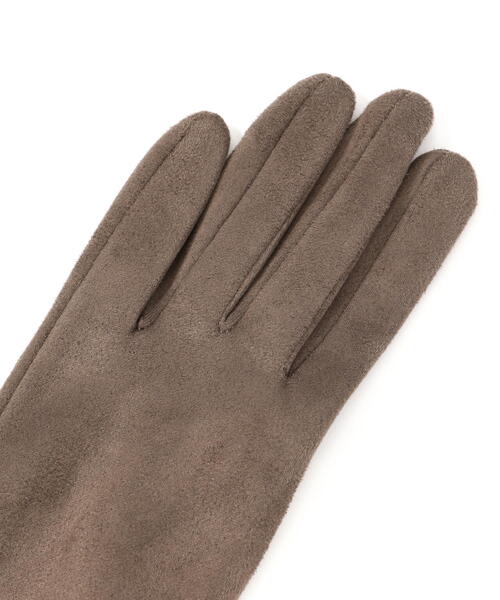 NATURAL BEAUTY BASIC（ナチュラルビューティーベーシック）の「フェイクスエードソフトグローブ（手袋・レディース・ベージュ系その他2/ブラック/グレー系その他・FREE）」の12枚目の写真